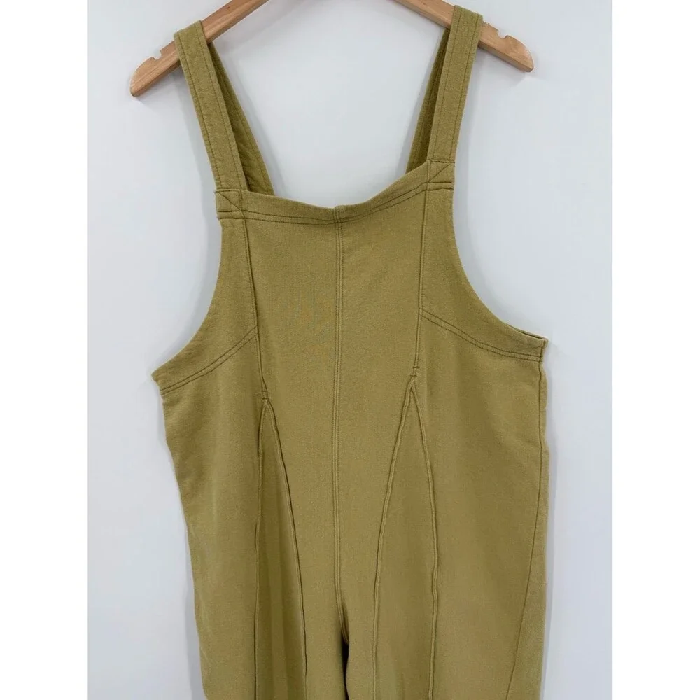 Urban Outfitters Out From Under Jamie Square Neck Jumpsuit | Moss | Medium - Picture 4 of 7